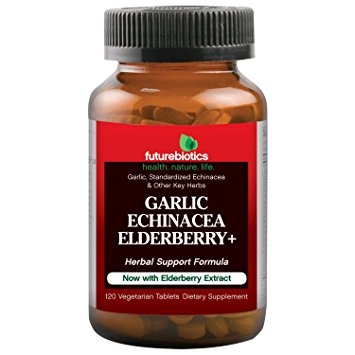 Garlic, Echinacea, Elderberry 120 Tablets: Bottle / Tablets: 120 tablets