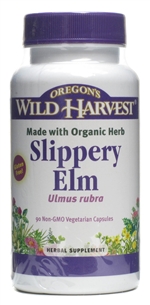 Slippery Elm: Bottle / Organic: 90 Capsules