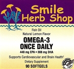 Omega-3 Once Daily 90's: Bottle / Softgels: 90 Softgels