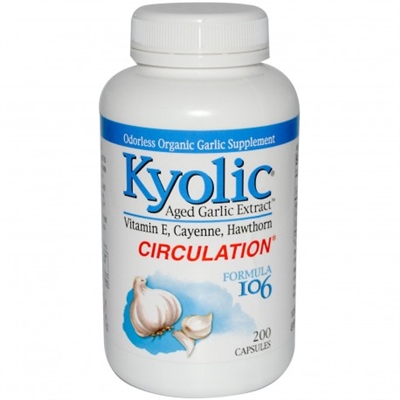 Kyolic Formula 106: Circulation: Bottle / Capsules: 200 Capsules