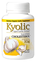 Kyolic Formula 104: Cholesterol: Bottle / Capsules: 100 Capsules