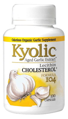 Kyolic Formula 104: Cholesterol: Bottle / Capsules: 100 Capsules