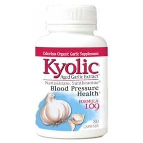 Kyolic Blood Pressure Health Formula 109: Bottle / Capsules: 80 capsules