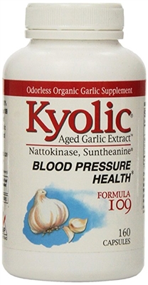 Kyolic Blood Pressure Health Formula 109: Bottle / Capsules: 160 capsules