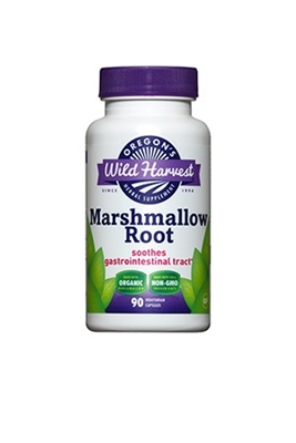 Marshmallow Root: Bottle / Organic Capsules: 90 Capsules