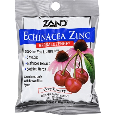 HerbaLozenge Cherry Echinacea Zinc: Package/Lozenges: 15 Lozenges