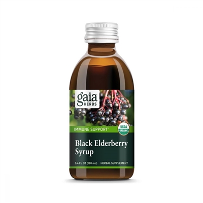 Black Elderberry Syrup: Bottle / Alcohol-Free Herbal Syrup: 5.4 Fluid Ounces