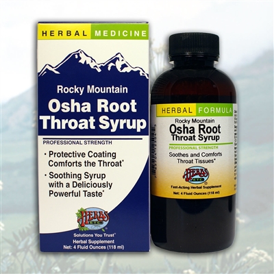 Osha Root Throat Syrup 4 oz.