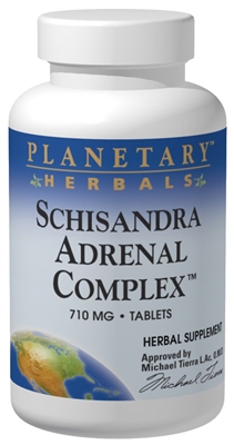 Schisandra Adrenal Complex: Bottle / Tablets: 60 Tablets