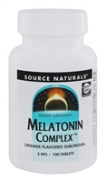 Melatonin Complexâ?¢: Bottle / Sublingual Tablets: 100 Capsules