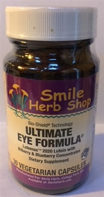 Ultimate Eye Formula: Bottle / Capsules: 30 Vegetarian Capsules