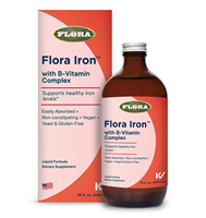 Flora Iron with B-Vitamin Complex: 15 Fluid Ounces