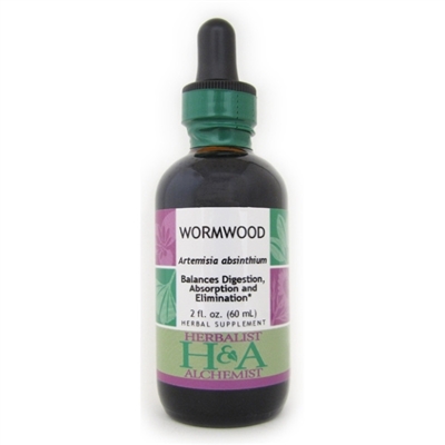 Herbalist & Alchemist Wormwood Tincture, 2oz