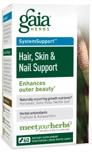 Hair, Skin & Nail Support  Enhances outer beauty*