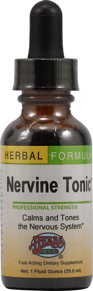 Nervine Tonic: Dropper Bottle / Alcohol Extract: 1 Fluid Ounce