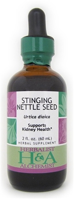 Stinging Nettle Seed : Dropper Bottle / Organic Alcohol Extract: 2 Fluid Ounce