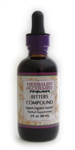 Bitters Compound: Dropper Bottle / Organic Alcohol Extract: 1 Fluid Ounce