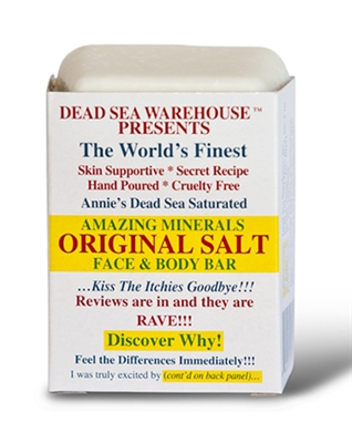 Dead Sea Salt Soap Bar: Soap Bar: 3.5 Ounce