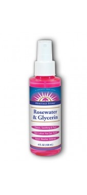 Rosewater and Glycerin with atomizer: 4oz