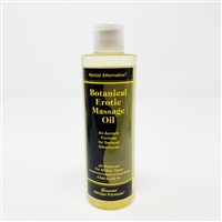 Botanical Erotic Massage Oil: Bottle / Oil: 6 Fluid Ounces