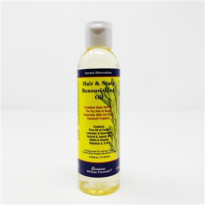 Hair & Scalp Renourishing Oil: Bottle / Oil: 6 Fluid Ounces