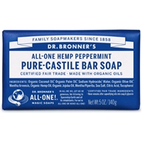 Dr. Bronner's Pure-Castile Bar Soap : Peppermint