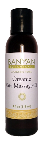 Vata Massage Oil: Bottle / Liquid Oil: 4 Fluid Ounces