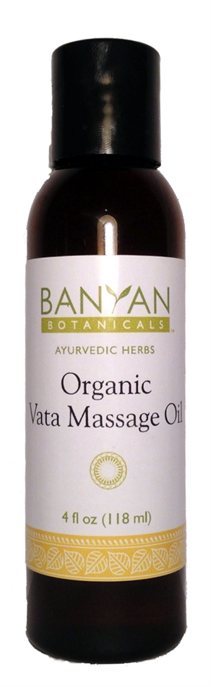 Vata Massage Oil: Bottle / Liquid Oil: 4 Fluid Ounces