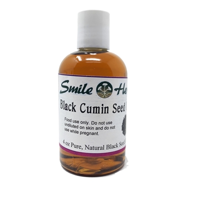 Black Cumin Oil (Virgin, Organic): Bottle: 4 Fluid Ounces