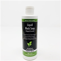 Genuine Liquid Black Soap: Bottle: 8 Fluid Ounces