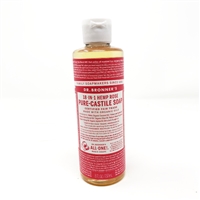 Dr. Bronner's Pure-Castile Liquid Soap : Rose, 8oz