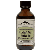 St. John's Wort Herbal Oil: Dropper Bottle / Organic 4 ounces