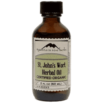 St. John's Wort Herbal Oil: Dropper Bottle / Organic 4 ounces