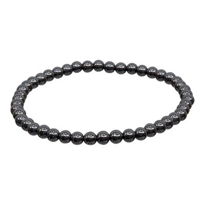 Hematite Bracelet : 4mm