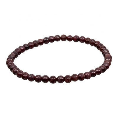 Garnet Bracelet : 4mm