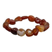 Carnelian Bracelet, Tumbled