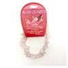 Rose Quartz Chip Bracelet : Love