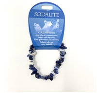 Sodalite Chip Bracelet : Calm