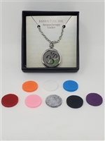 Essential Oil Diffuser Necklace - Om