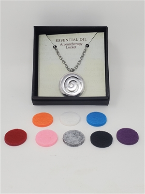 Essential Oil Diffuser Necklace - Spiral