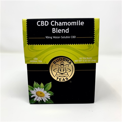 CBD Chamomile Blend: Box / Individual Tea Bags: 18 Bags