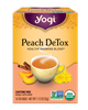 Organic Peach Detox Tea: Boxed Tea / Individual Tea Bags: 16 Bags
