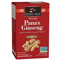 Absolute Panax Ginseng: Boxed Tea / Individual Tea Bags: 20 Bags