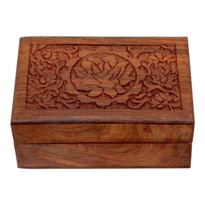 Wooden Box : Lotus