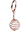 Spiral Cage Keychain Copper (color)