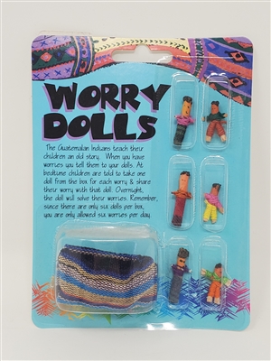 Worry Dolls, Assorted Colors