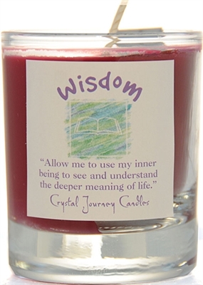 Herbal Magic Filled Votive Holders - Wisdom