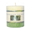 Pillar Candle // Vegetable-Based Wax : Invigorate The Soul