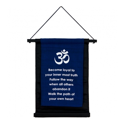 Hanging Banner : "Path to Your Own Heart"