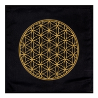 Cotton Crystal Grid : Flower of Life